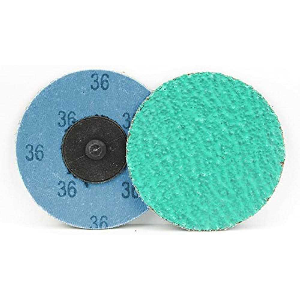 BHA Green Zirconia with Grind Aid Quick Change Sanding Discs Type R Male Roll On - Image 3