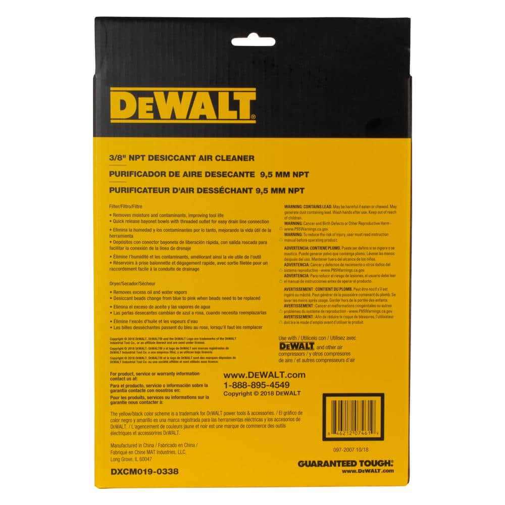 DEWALT 3/8 in. NPT Desiccant Air Cleaner - Image 3