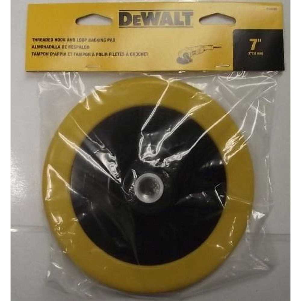 Dewalt DW4985 7-Inch Hook & Loop Backing Pad - Image 3