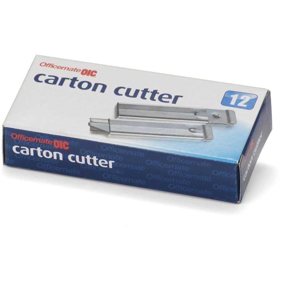 Officemate Single-Sided Razor Blade Carton Cutter - Image 4