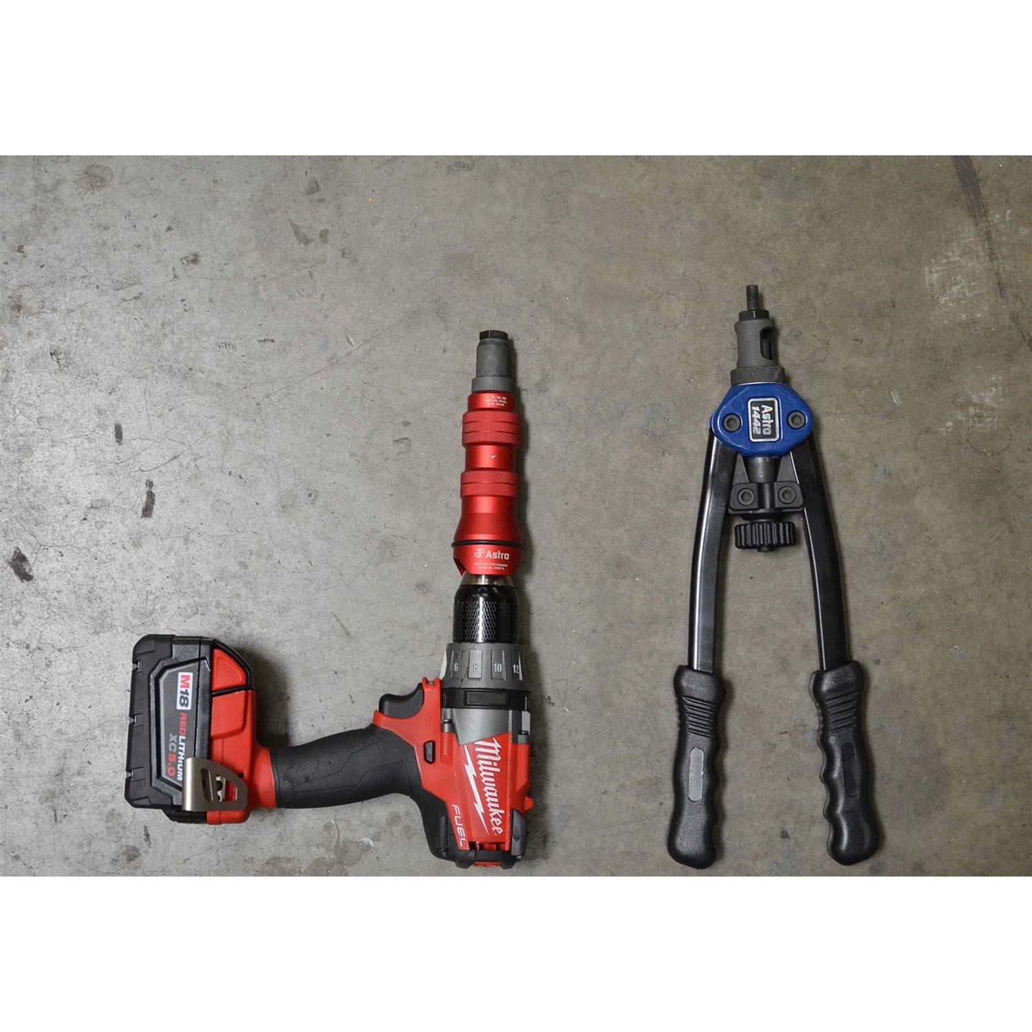 Astro Pneumatic ADN14 Rivet Nut Drill Adapter Kit - Image 4