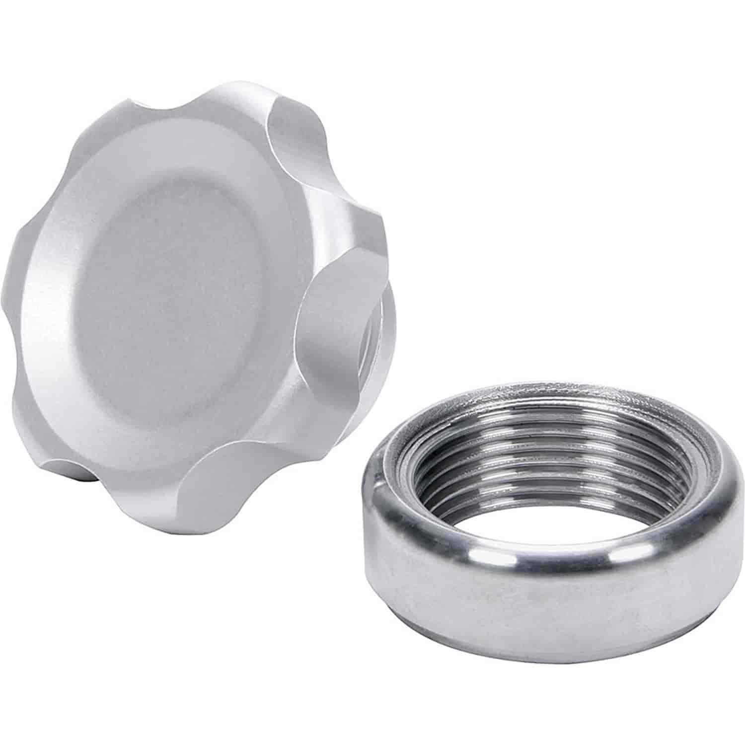 Allstar Performance-Filler Cap Silver with Weld-In Steel Bung Small