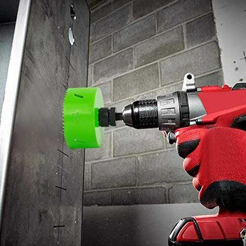 HLOFIZI Hole Saw Bit HSS Bi-Metal Cutter for Wood Metal Drywall Sheetrock Plastic with 1.5 Inch Deep - Image 5