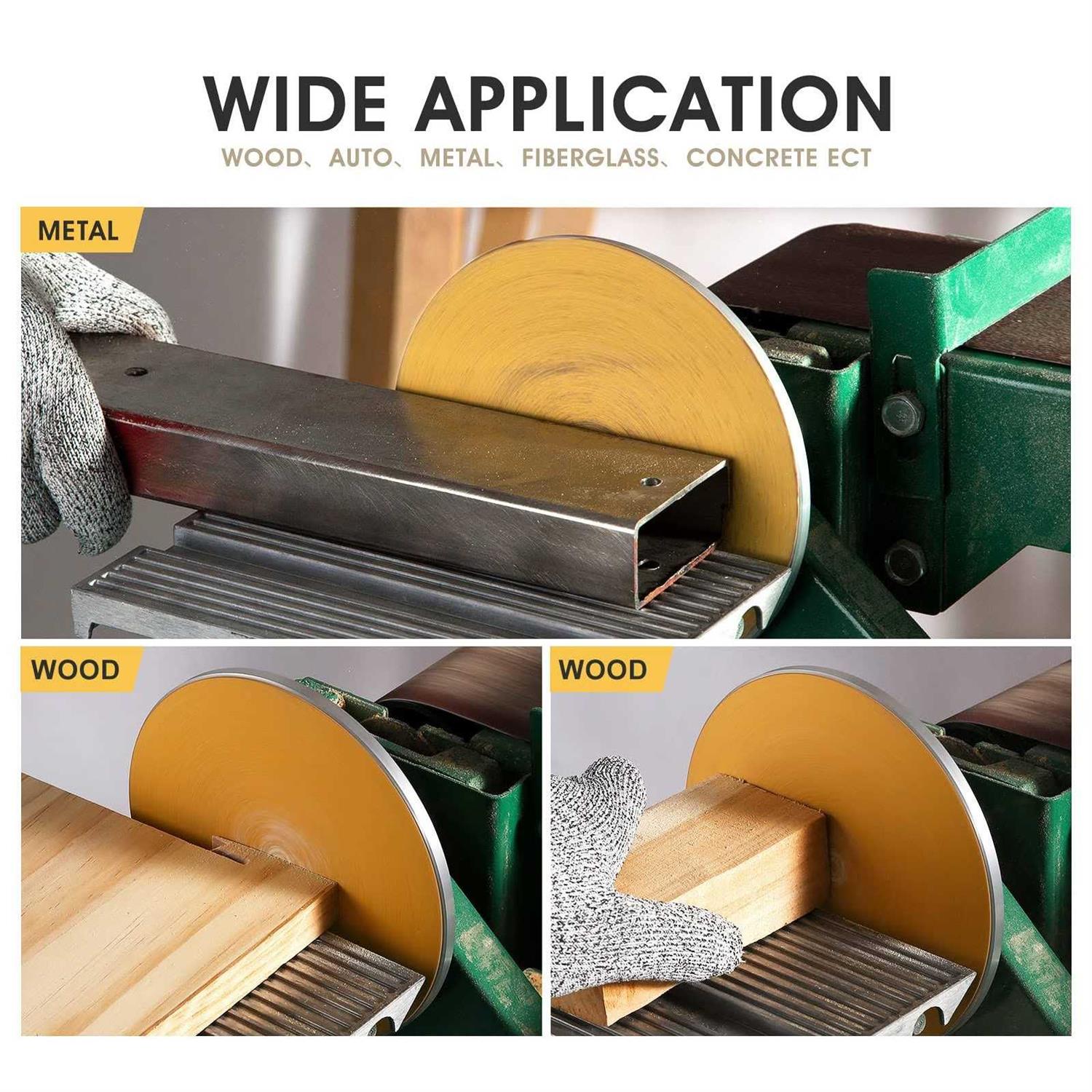 Shawya 100 PCS 6 Inch PSA Sanding Discs Grit Self Adhesive Sticky-back Sandpaper for DA Sander Woodworking Wood Metal - Image 3