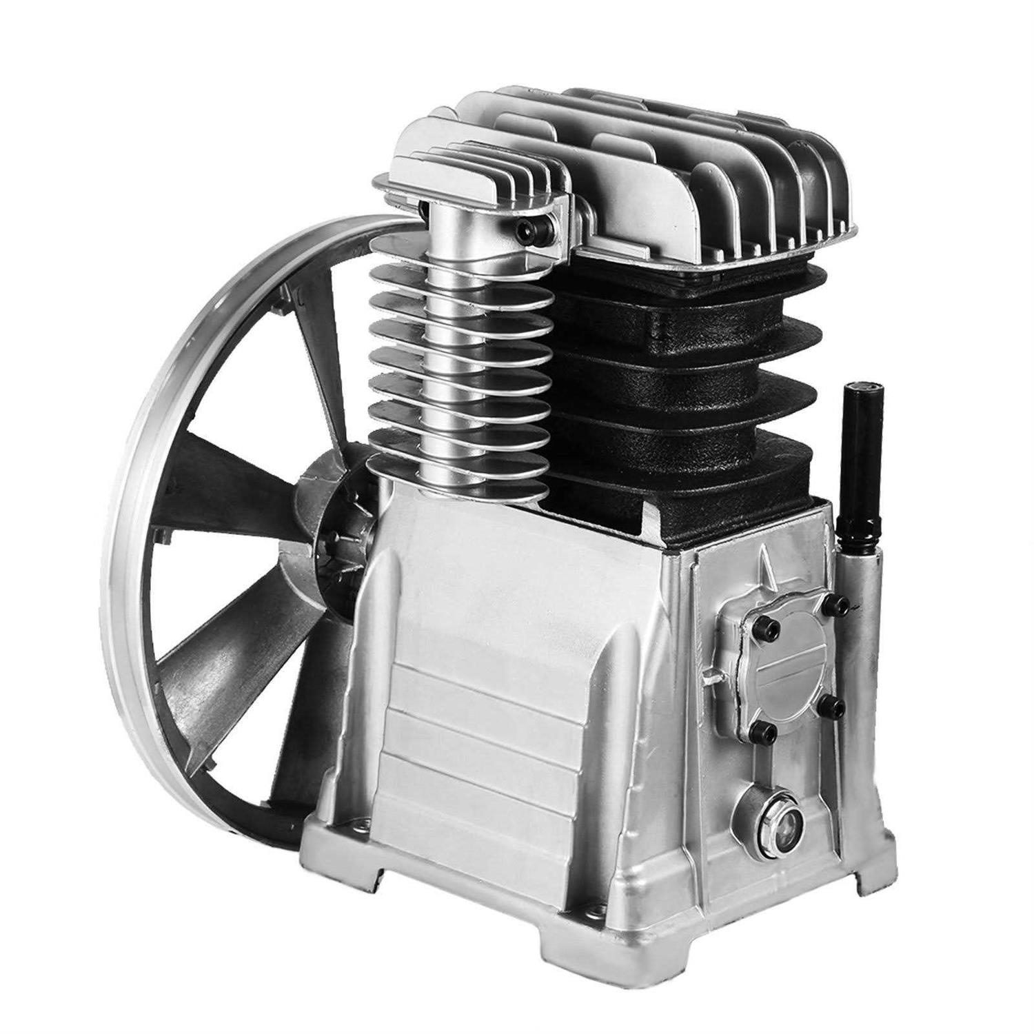 Happybuy Air Compressor Pump 3HP 11.8CFM 115PSI Single Stage Twin Cylinder Aluminum Air Compressor Head Piston Style Splash Lubrication Pump - Image 3