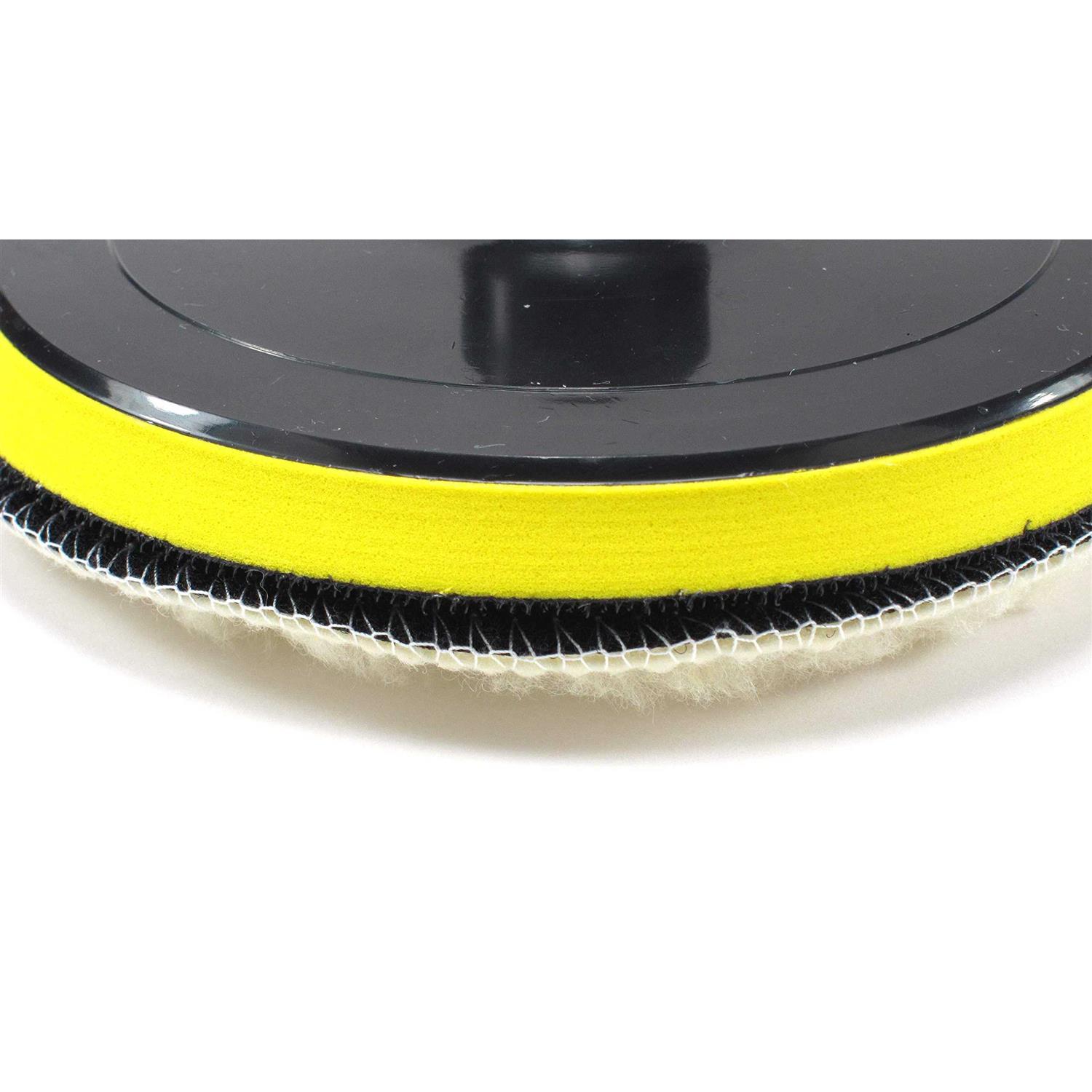 Elitexion Backing Plate for Polishing Buffering Soft Wool with Hook and Loop Pad - Image 4