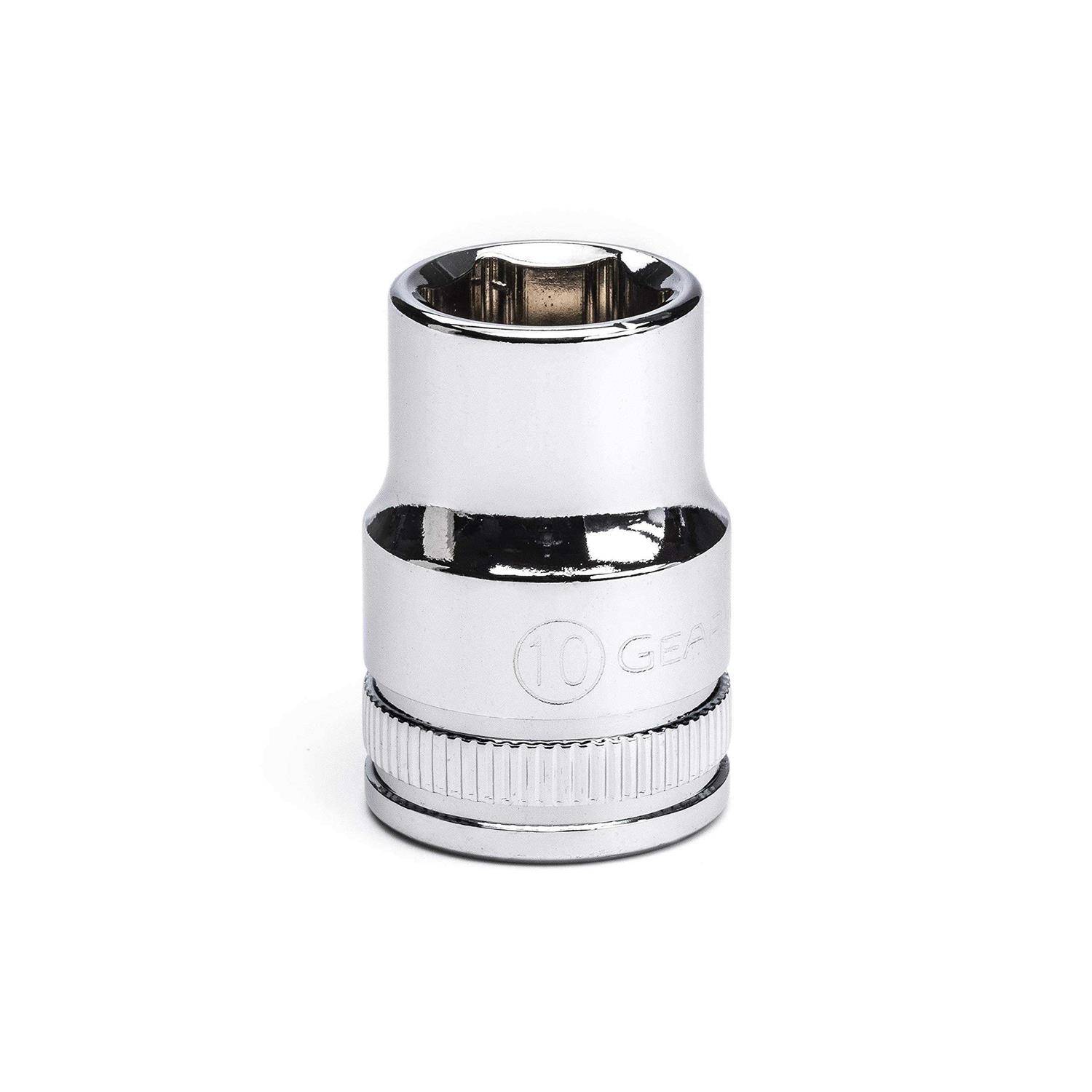 GearWrench 80319 10 Piece 1/4 & 3/8 Drive 6 Point 10mm Socket Set - Image 5