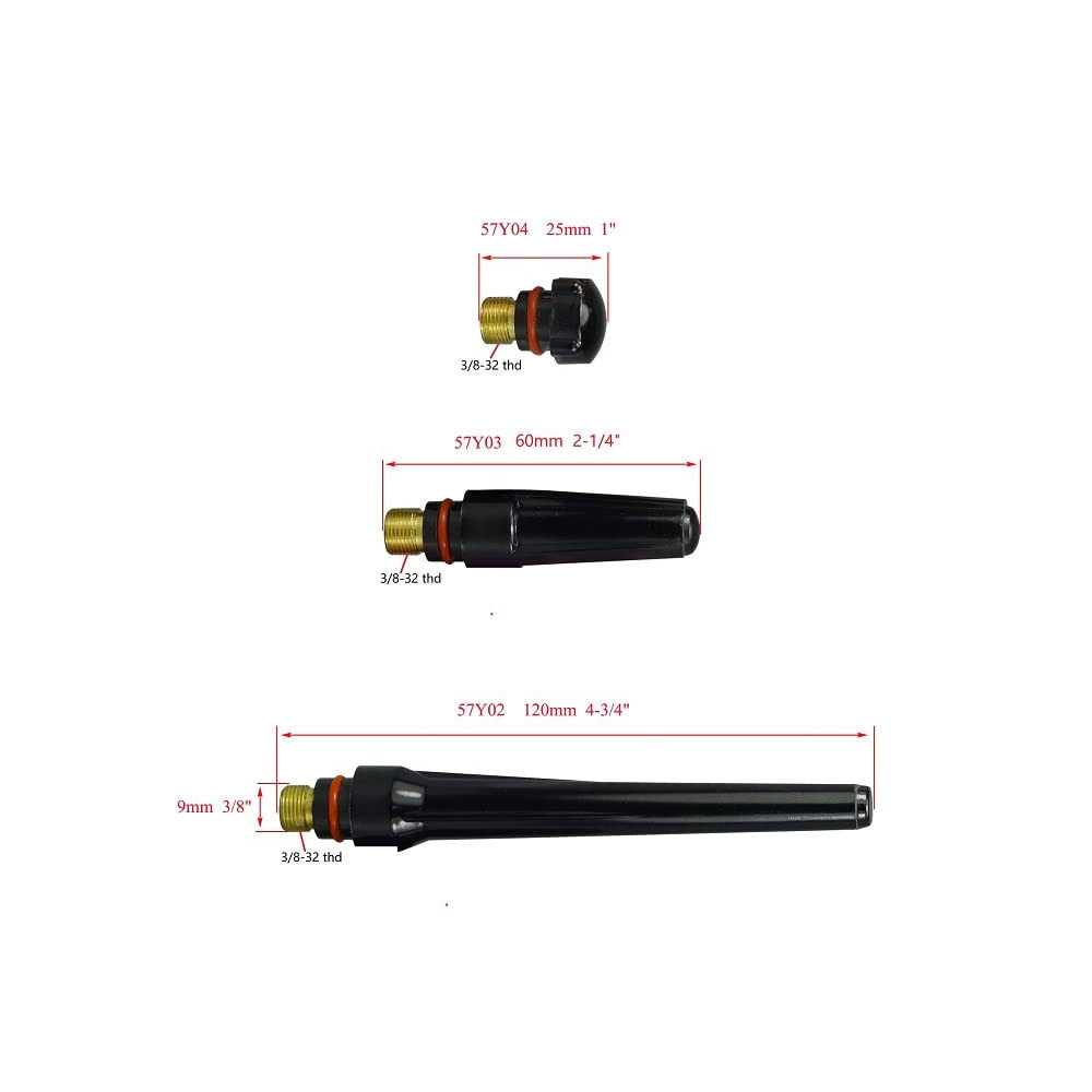 Riverweld TIG Gas Lens Collet Body Consumables Kit Fit Qq300 PTA DB SR WP 17 18 26 TIG Welding Torch 51pcs - Image 4