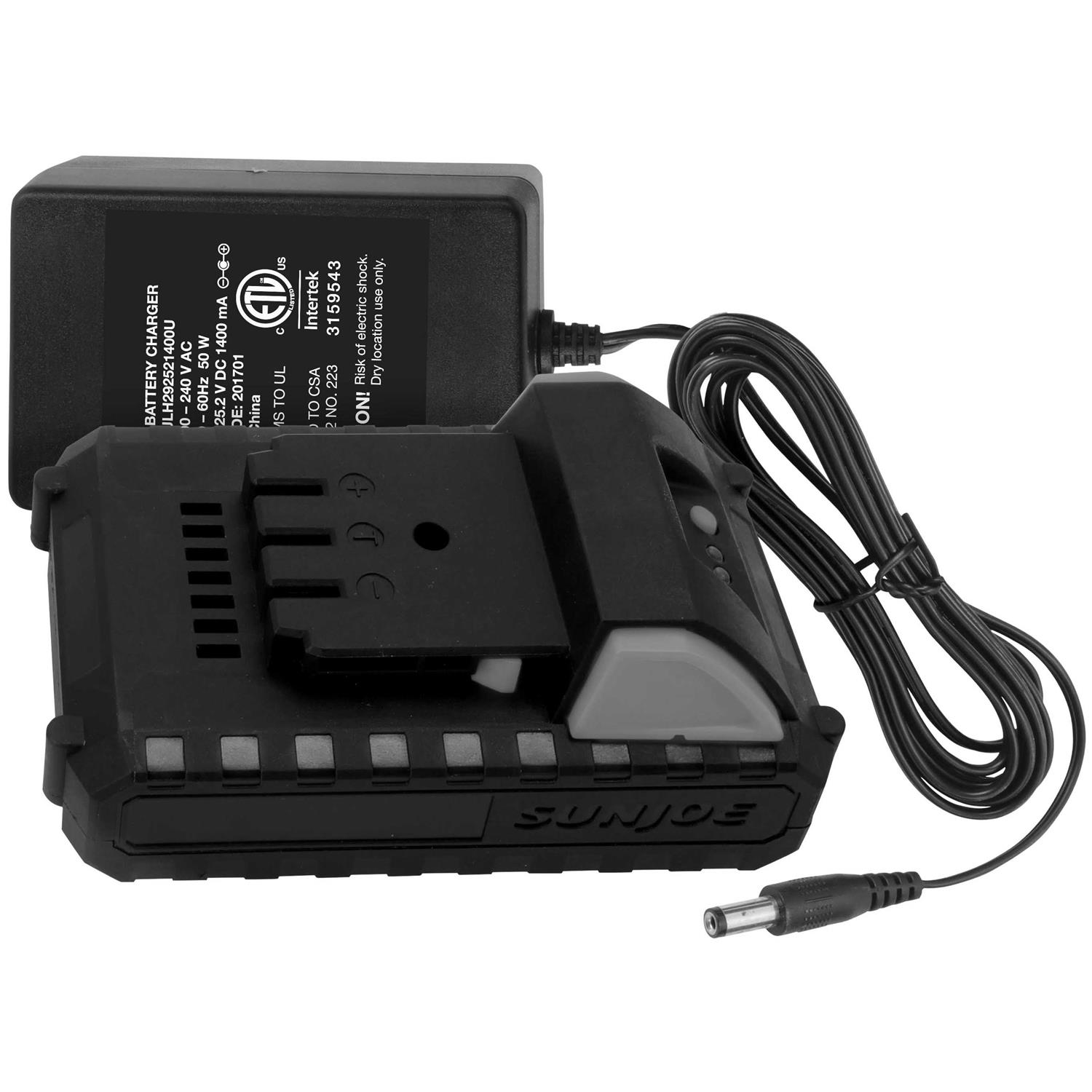 Snow Joe + Sun Joe Certified Authentic 20-Volt EcoSharp Lithium-ion Battery - Image 2