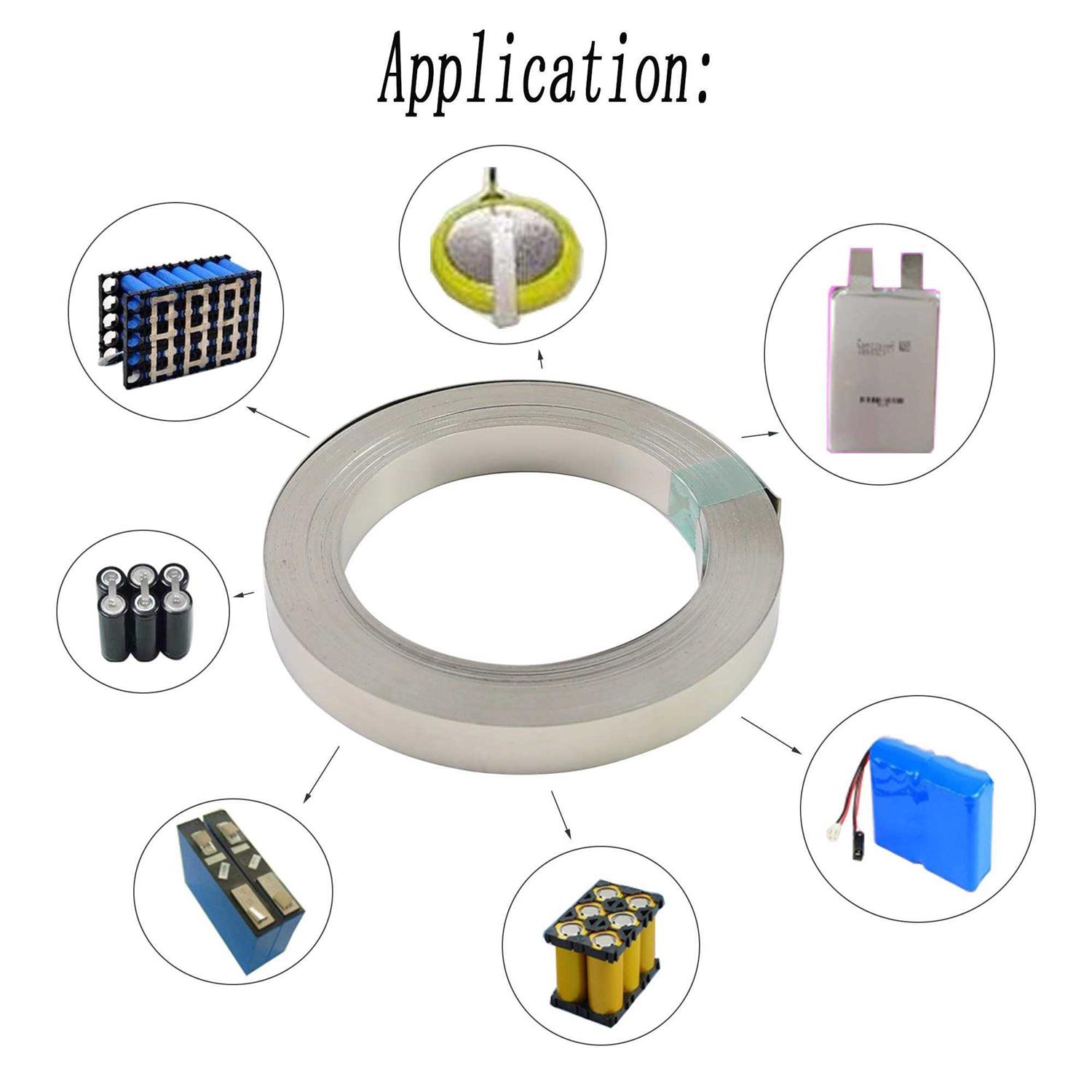 Nickel Strip 10m 0.15x8mm Nickel Tap for 18650 Cell Battery Pack Spot Welding 1roll - Image 2