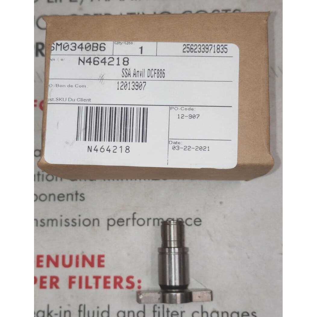 DeWalt N474539 Replacement Impact Driver Anvil Assembly DCF885 DCF886 Genuine - Image 3