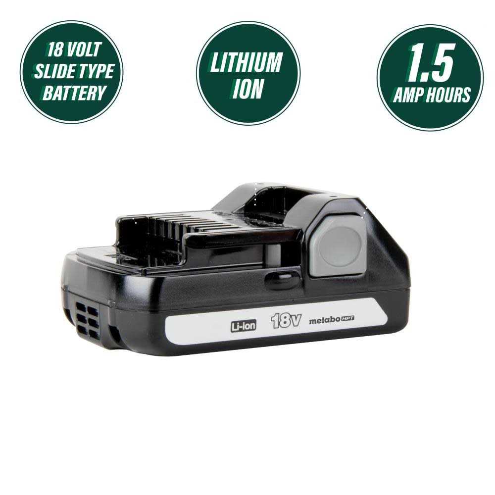 Metabo HPT 339782M 18V Compact 3.0-Amp Hour Lithium Ion Battery - Image 5