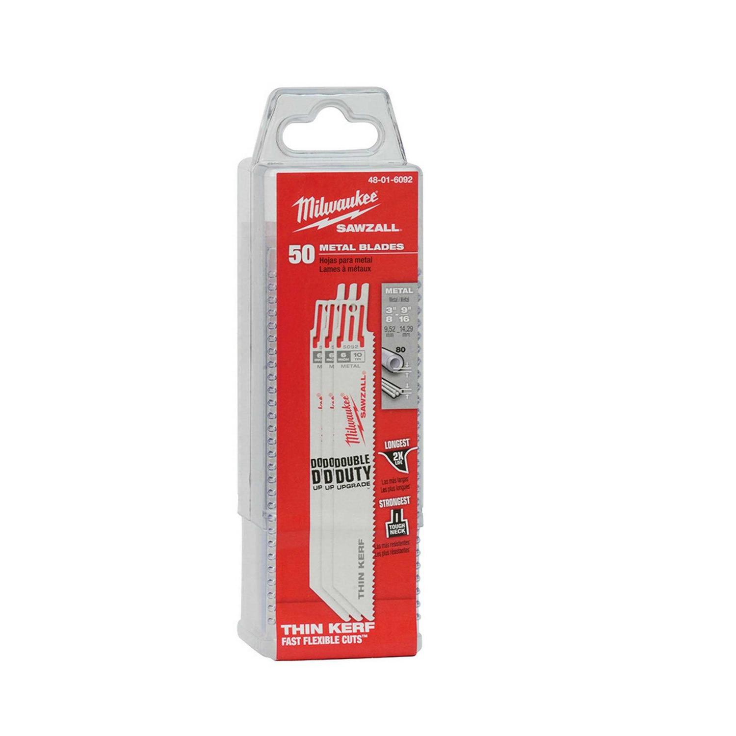 Milwaukee SAWZALL Reciprocating Saw Blade 48-01-6092 10 TPI - Image 5