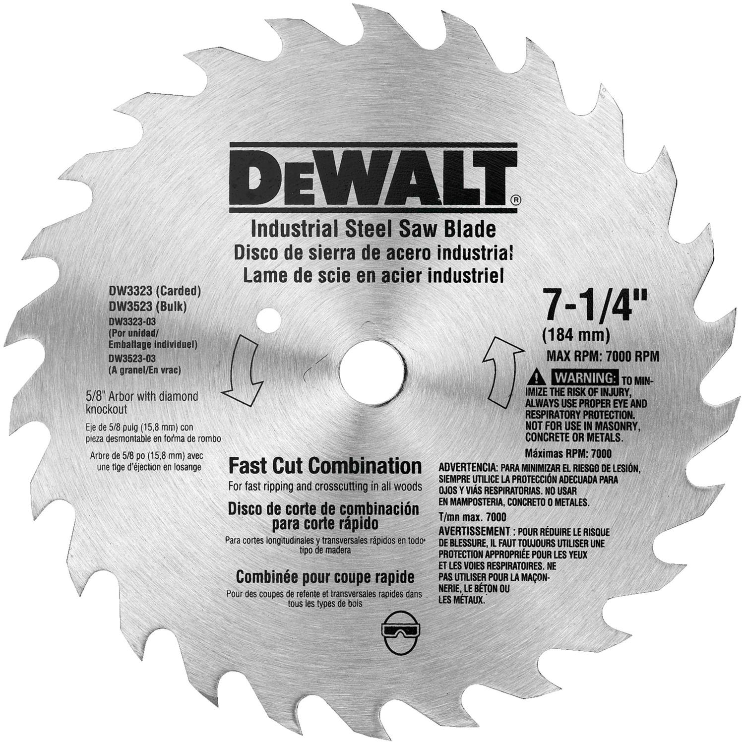 Dewalt DW3326 Circular Saw Blade - Image 3