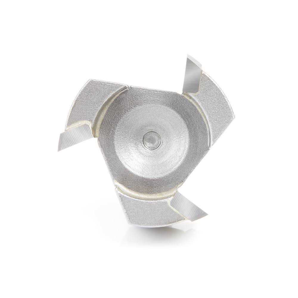 Amana Tool 45525 Carbide Tipped 1-1/8 Dia x 1/2 CH x 1/4 Shk x 1-19/32 Long Spoilboard Surfacing & Flattening 3-Flute Router Bit - Image 3