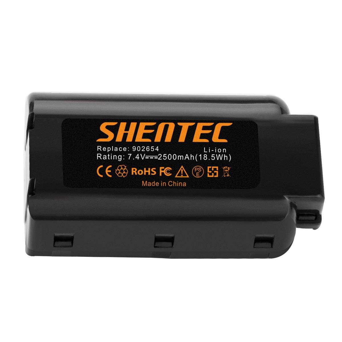 Shentec 7.4V Battery Compatible 902654 902600 B20543A B20543 CF325LI 918000 IM250A Li - Image 2