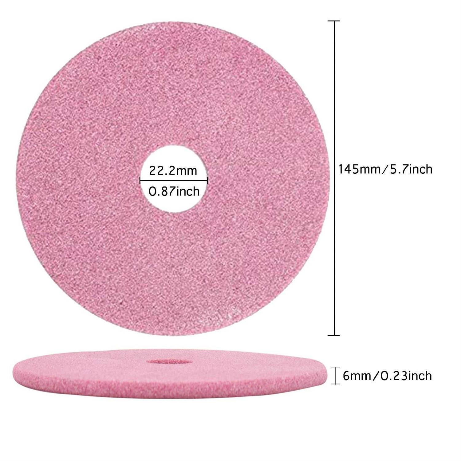 AcbbMNS 2 Pack Chainsaw Saw Chain Sharpening Grinding Wheel Discs Ceramic Stone 5-3/4-Inch - Image 5