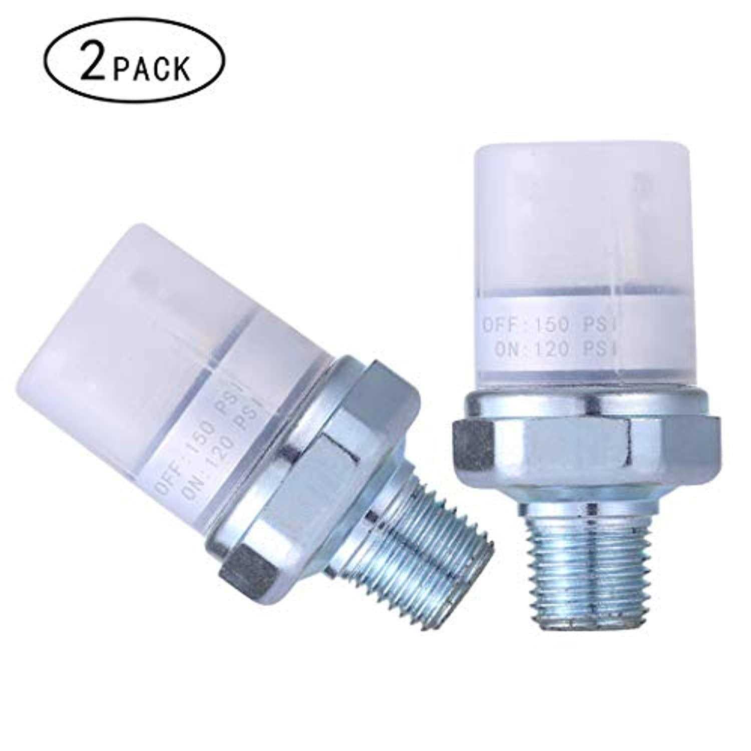 FanWayer Pressure Switch 120-150 PSI Air Compressor Pressure Switch 1/4-18 NPT Air Pessure Switch 24V 12V Pressure Switch Air tank hi - Image 4