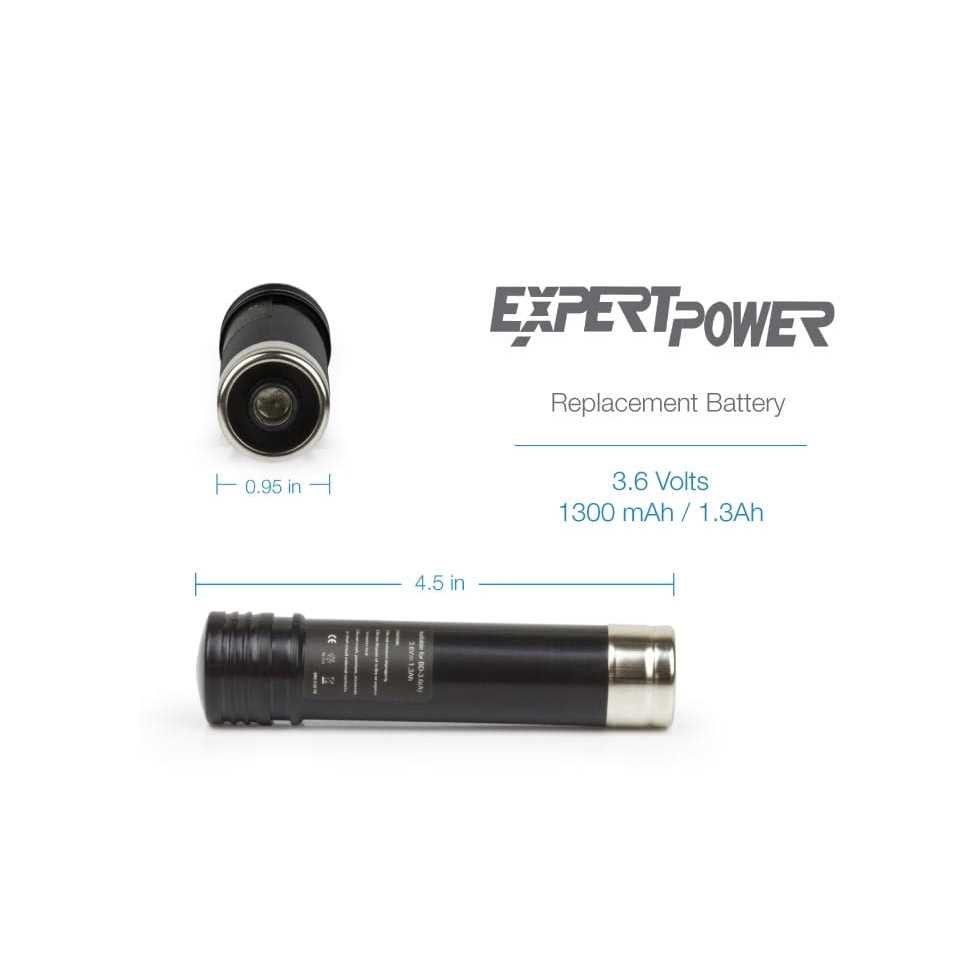 ExpertPower 2 x 3.6v 1300mAh NiCd Battery for Black & Decker Vp100 - Image 5