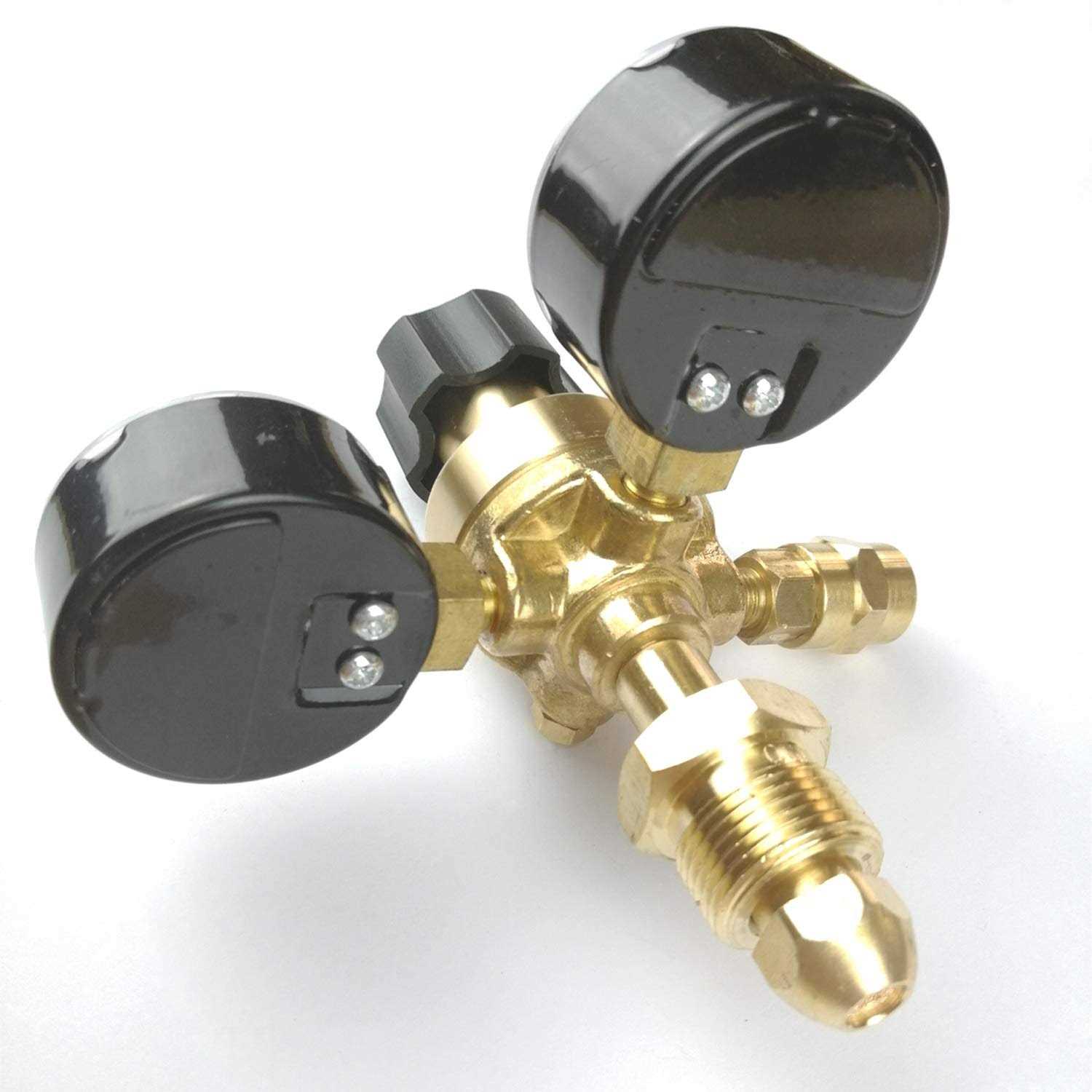 Argon Co2 Regulators Gauges Gas Welding Regulator Cga580 Female 5/8 and Male 9/16 Outlet - Image 2