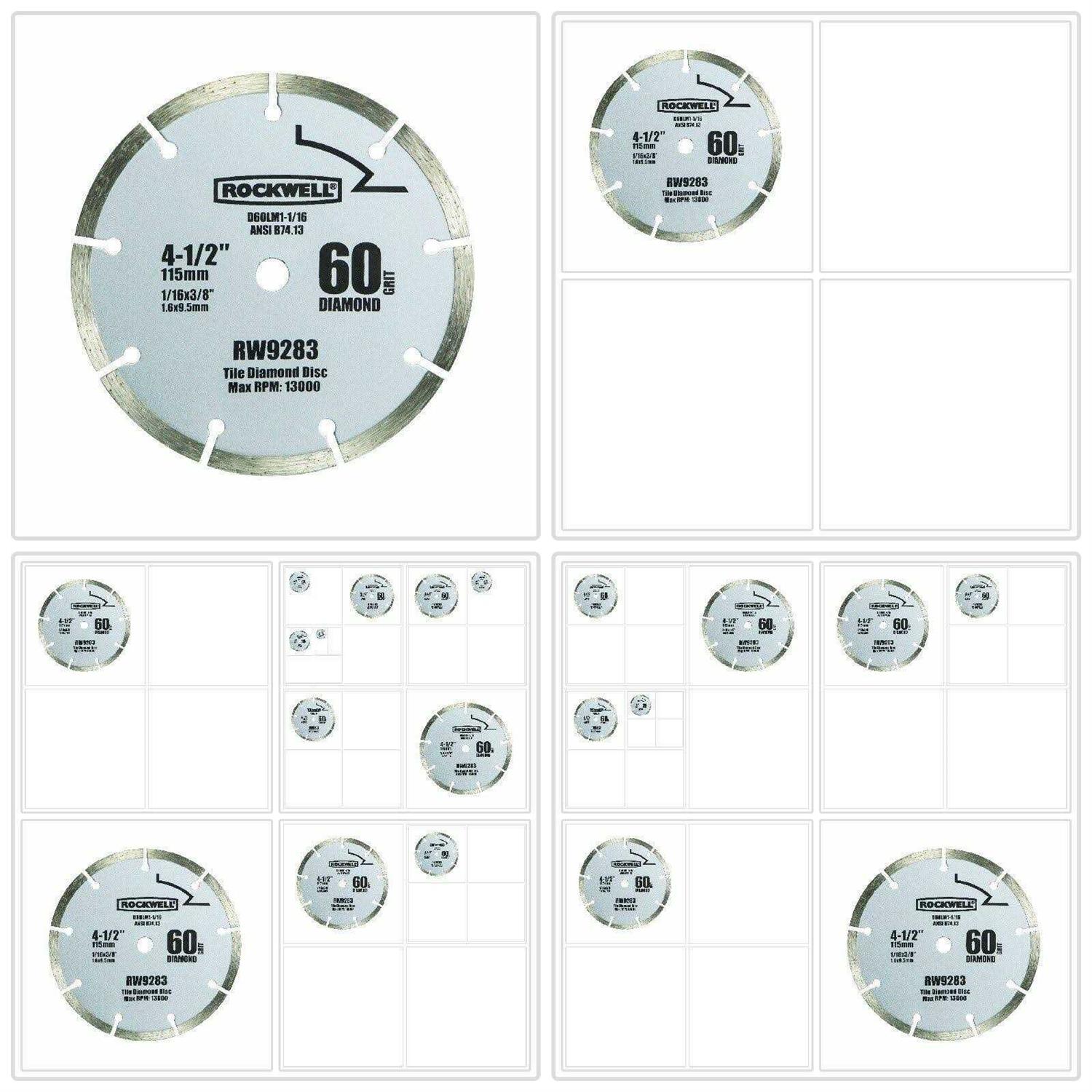 Rockwell RW9283 Circular Saw Blade 4-1/2 in Dia - Image 4