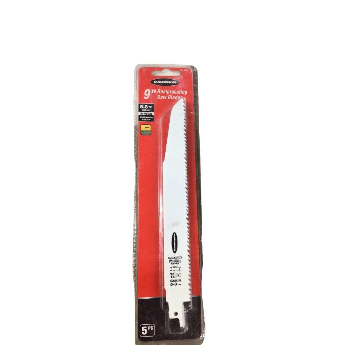 Warrior 6 Bi-Metal Reciprocating Saw Blade Assortment - Image 2
