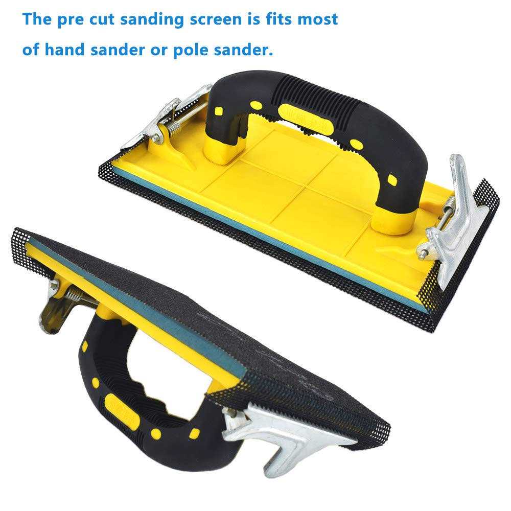 scottchen Drywall Sanding Screen Mesh Sheet 4-3/16 x 11-1/4 Grit - Image 4