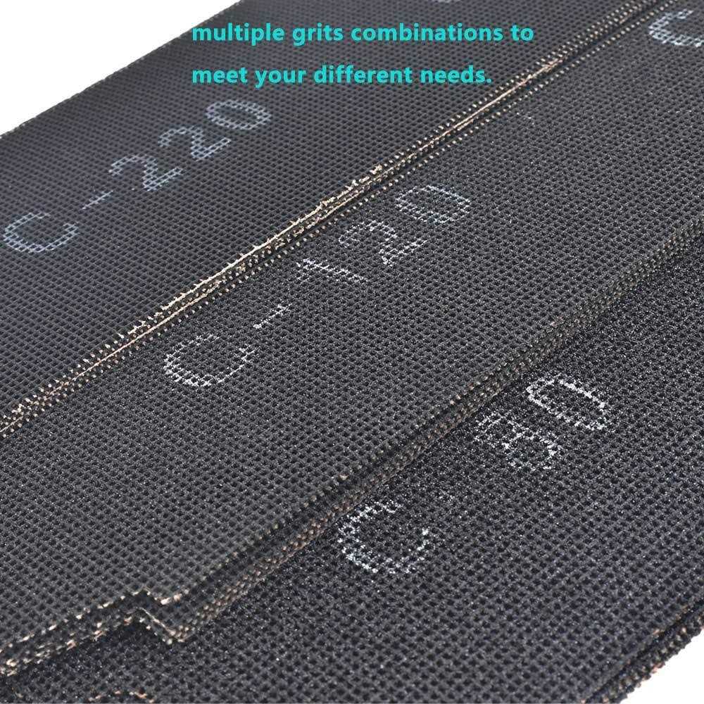 scottchen Drywall Sanding Screen Mesh Sheet 4-3/16 x 11-1/4 Grit - Image 5