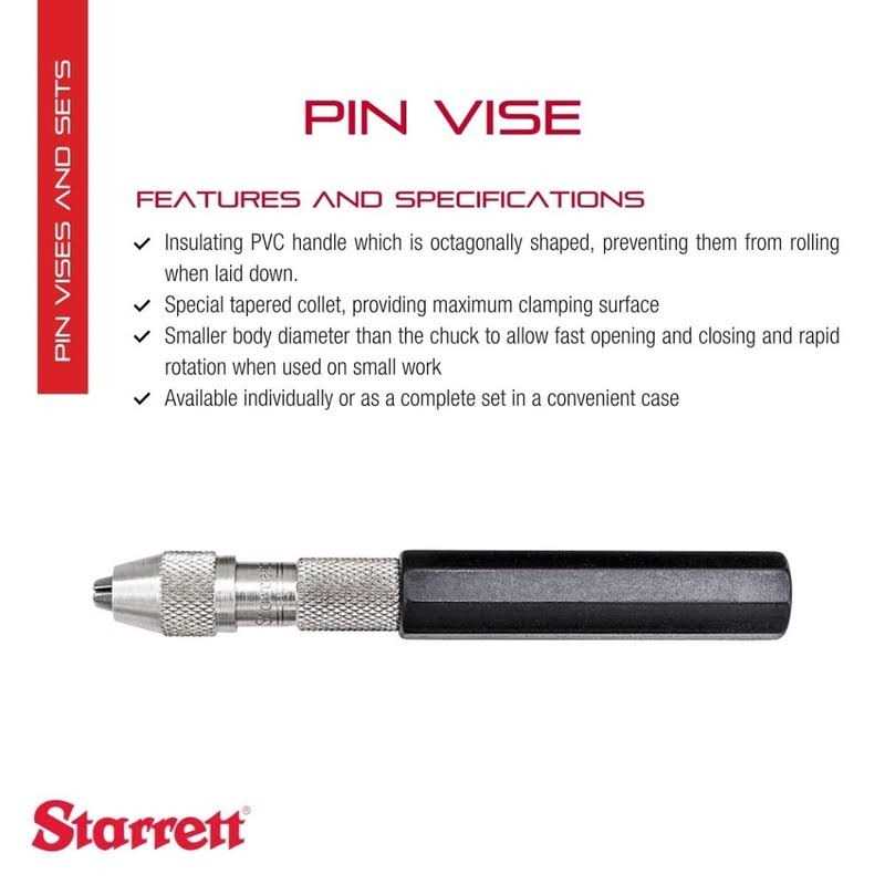 Starrett 166C Pin Vise - Image 3