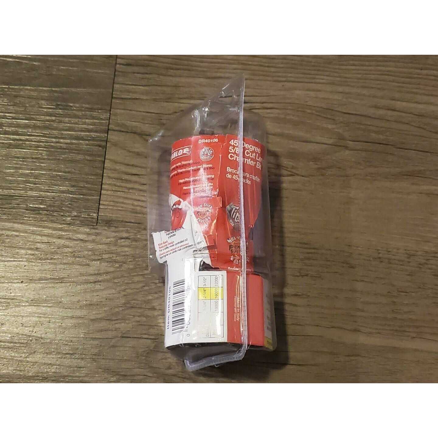 Diablo 1-3/4 in. D X 2-3/16 in. L Carbide Chamfer Router Bit - Image 3