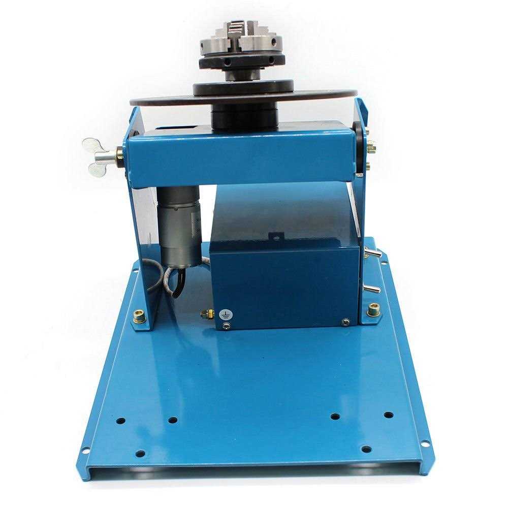 Rotary Welding Positioner 110V Light Duty Welder Turntable Table Mini 2.5 3 Jaw Lathe Chuck 10kg - Image 3