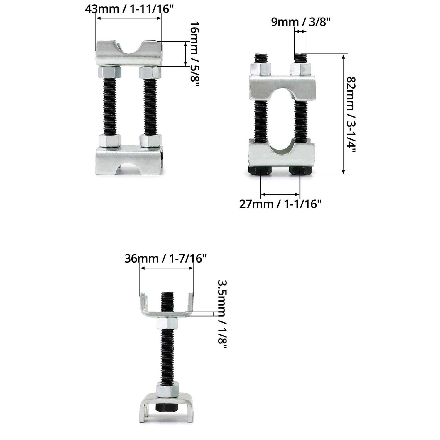 Qwork 2-way Adjustable Spring Spacer, Spreads or Compresses Coil Springs - Image 4
