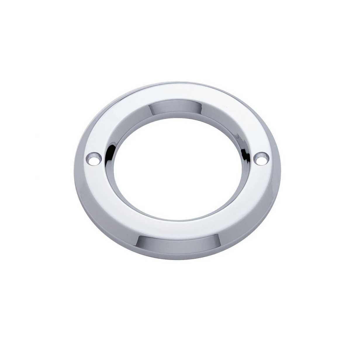 SS Front Air Cleaner Bracket With 12X 9 LED 2 Lights & Bezels For Peterbilt-Amber LED & Lens - Image 5