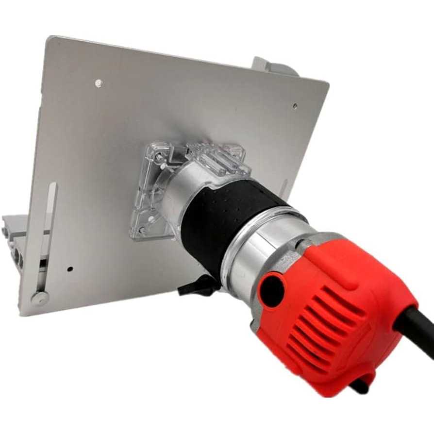 Aluminum Router Table Insert Plate W/Miter Gauge for Woodworking Benches Table Saw Multifunctional Trimmer Engraving Machine - Image 2
