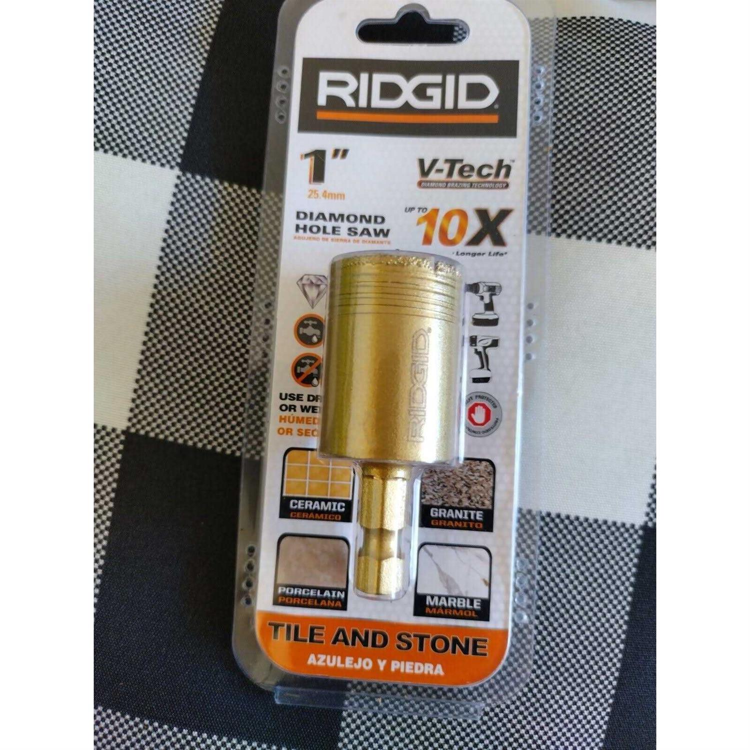 RIDGID 1 in. Diamond Hole Saw - Image 4