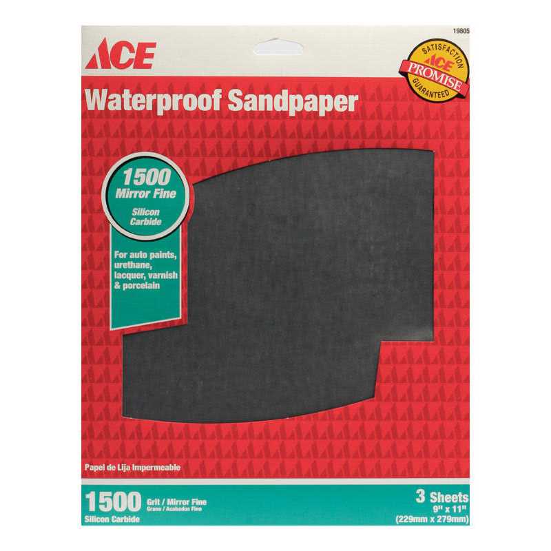Ace Waterproof Sandpaper 9 X 11