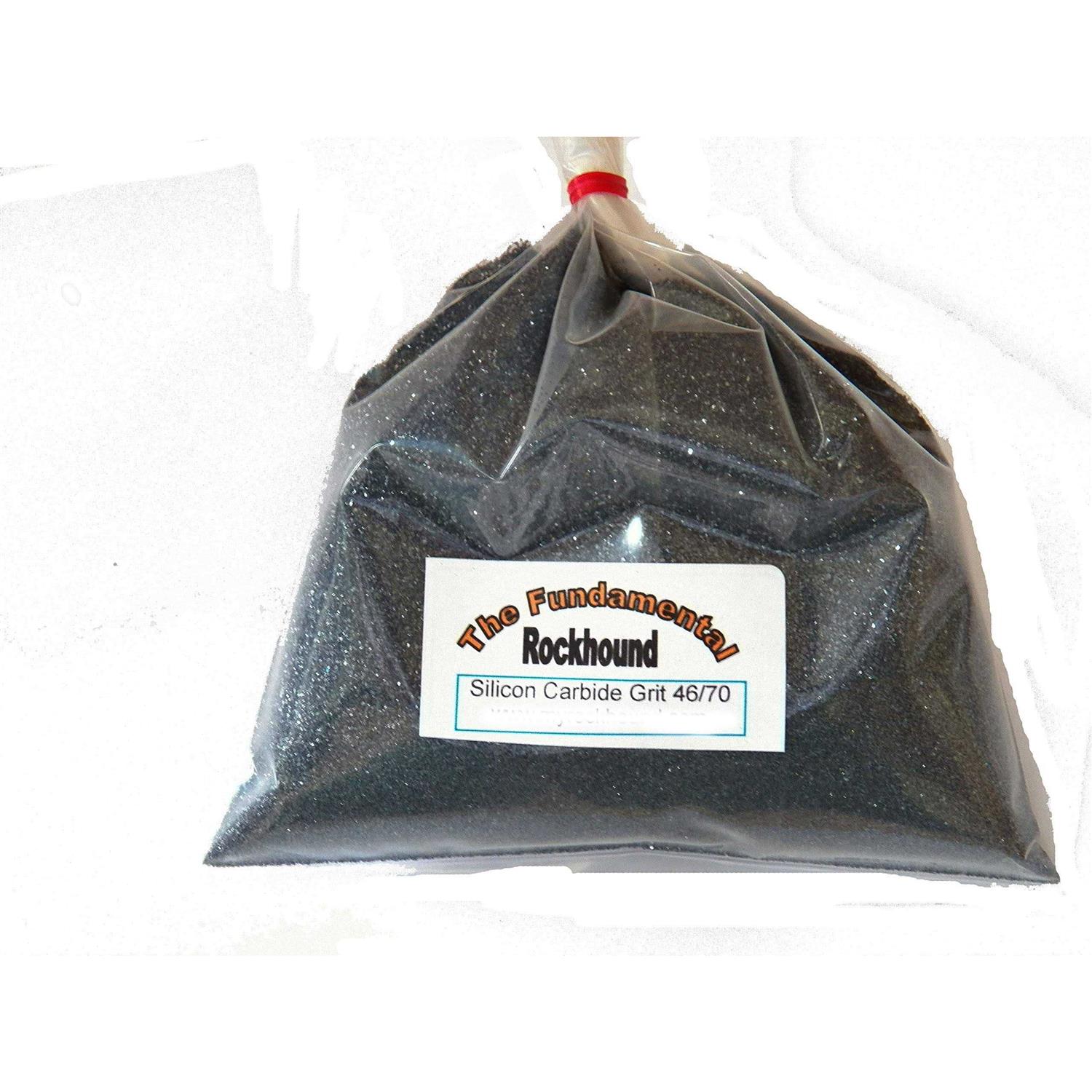 The Fundamental Rock Fundamental Rockhound Products 46/70 Extra Coarse GRIT for Rock Tumbling polishing Silicon Carbide