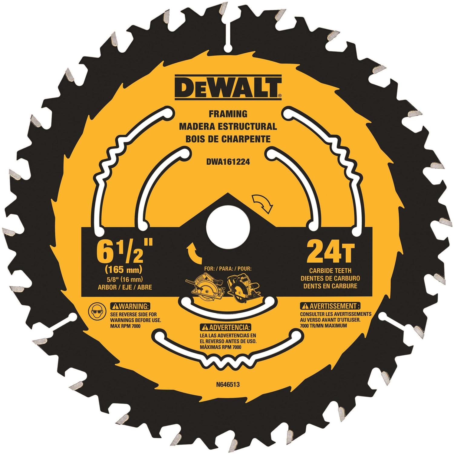 DeWalt Circular Saw Blade DWA161224