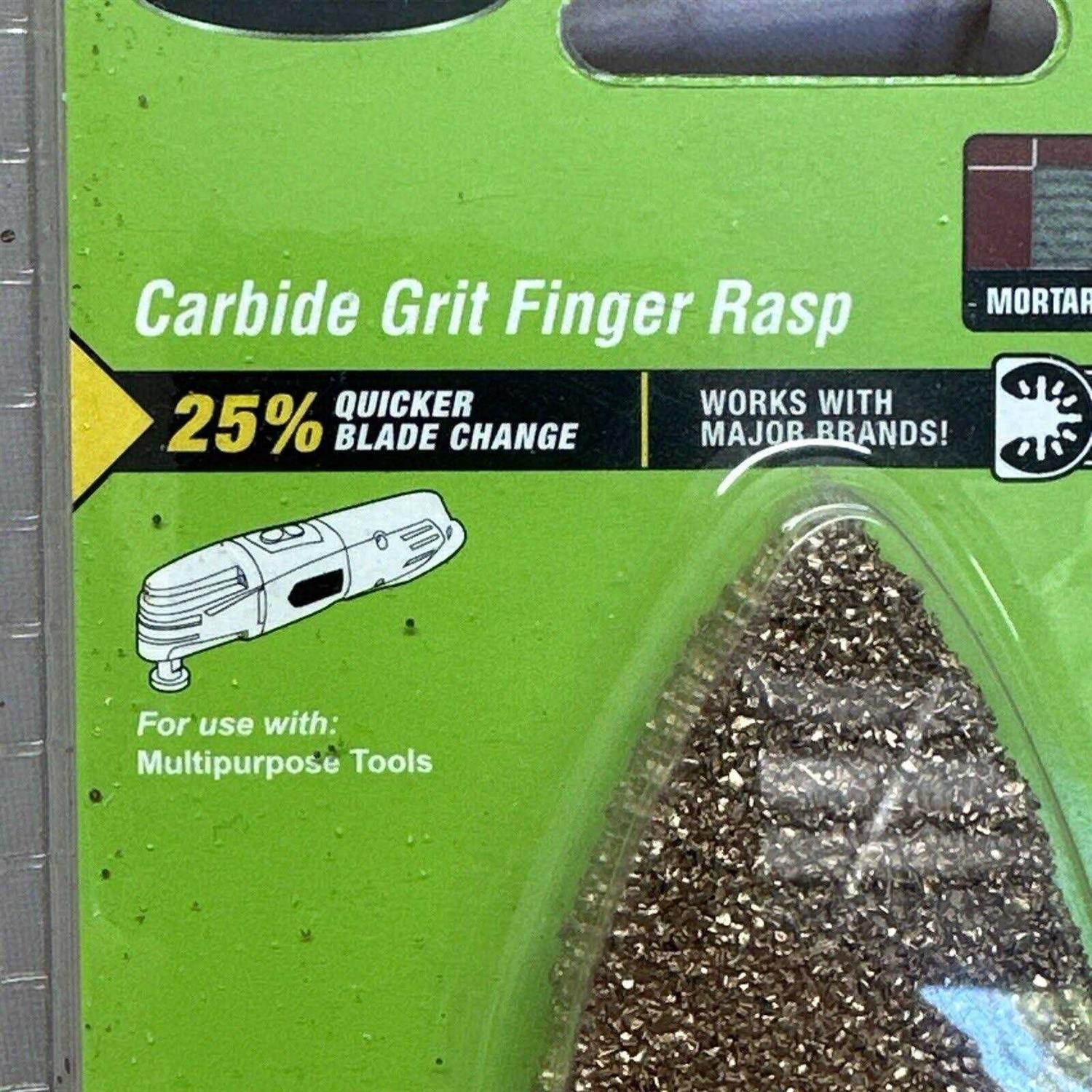 Warrior Carbide Grit Finger Rasp for Oscillating Multi-Tools - Image 2