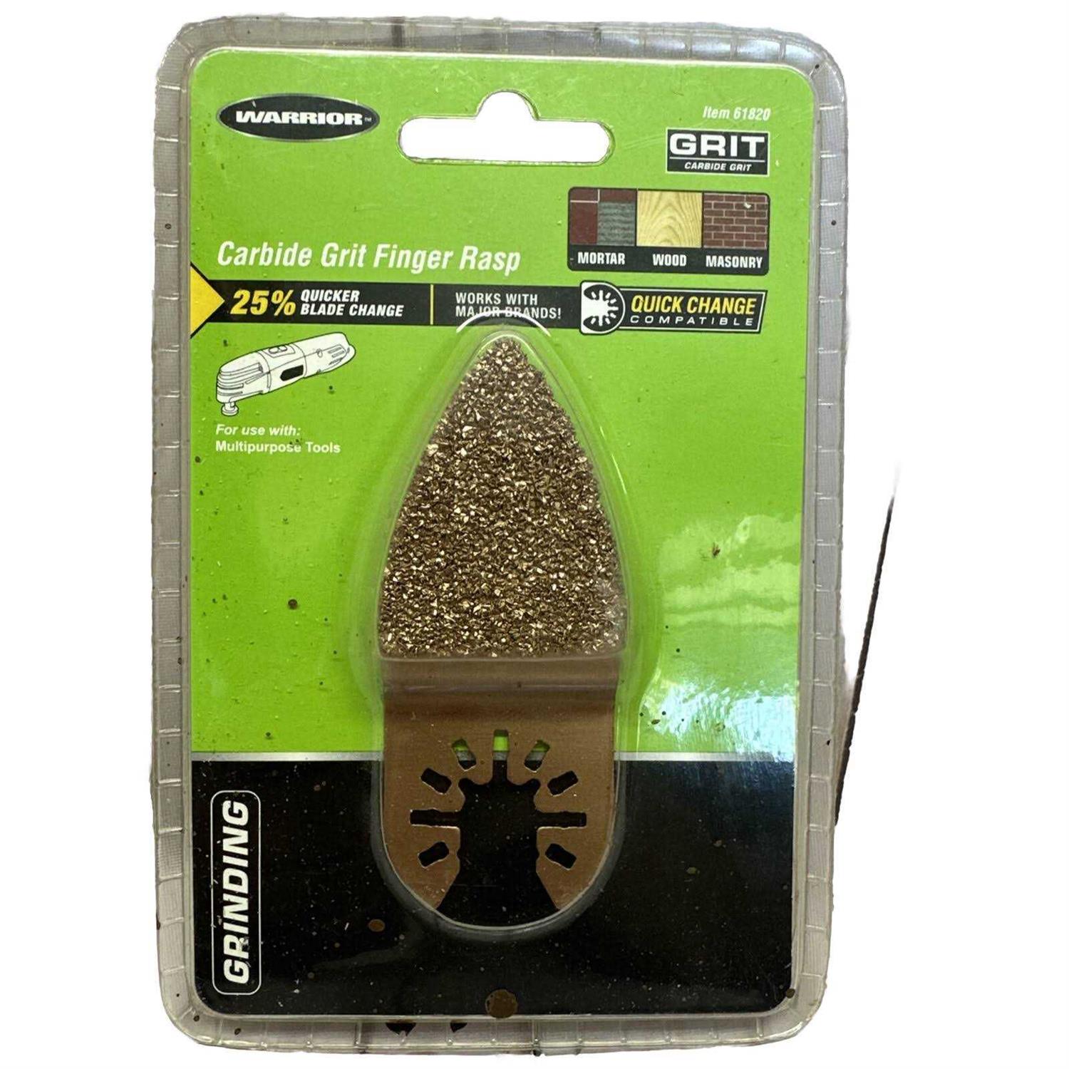 Warrior Carbide Grit Finger Rasp for Oscillating Multi-Tools - Image 4