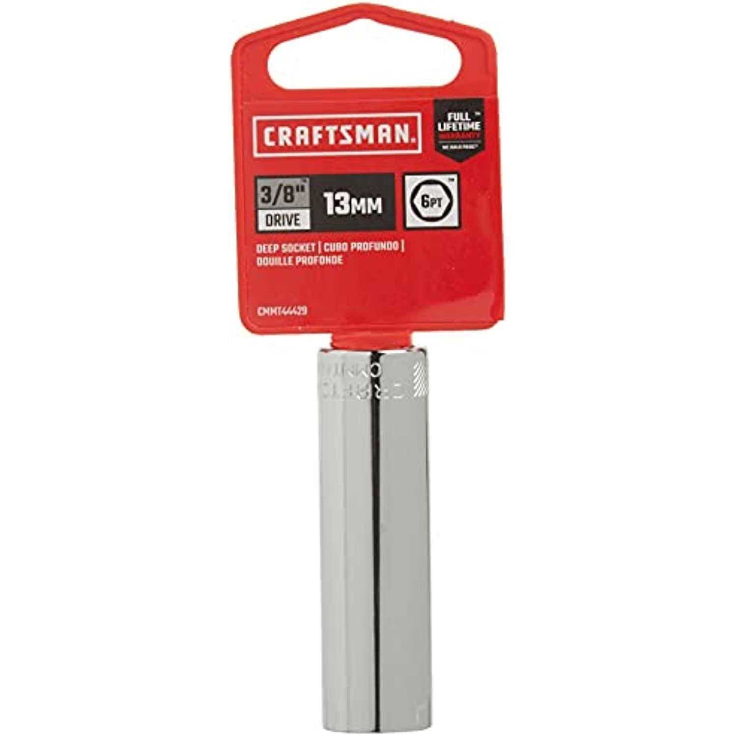 Craftsman Metric 3/8-in Drive 6-Point 13mm Deep Socket CMMT44429 - Image 3