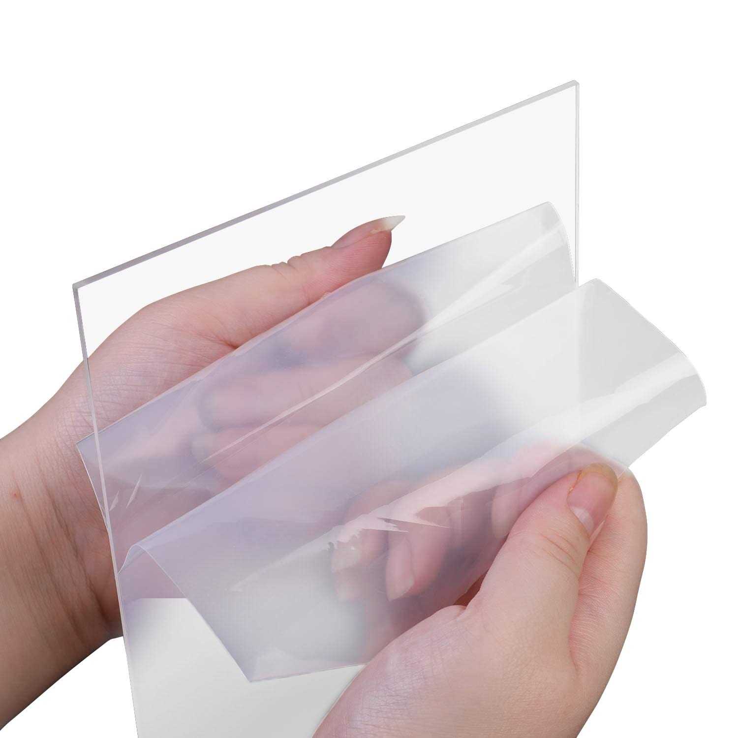 Abtoff Custom Cut Plexiglass Sheet Cut to Size-Clear Acrylic Thick with Flat Edges and Protective Film - Image 4