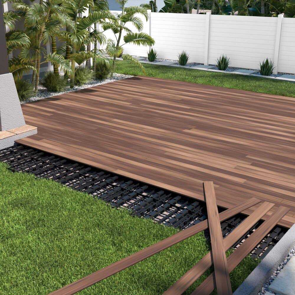 Barrette Outdoor Living InstaDeck 4 ft. x 4 ft. Composite Outdoor Flooring