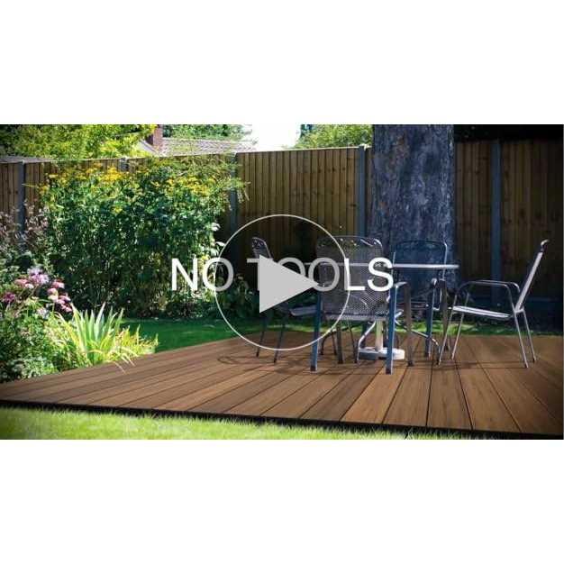 Barrette Outdoor Living InstaDeck 4 ft. x 4 ft. Composite Outdoor Flooring - Image 2