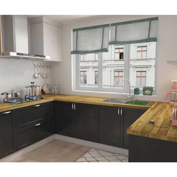 Interbuild Acacia 6 ft. L x D x 1.5 in. T Butcher Block Countertop - Image 4