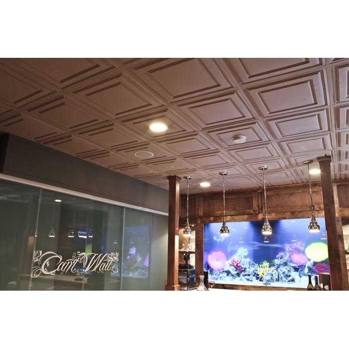 Ceilume Stratford Feather-Light 2 ft. x 2 ft. Lay-In Ceiling Tile - Image 4