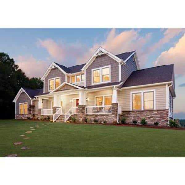Ply Gem Take Home Sample Progressions Double 4 in. x 24 in. Vinyl Siding - Image 4