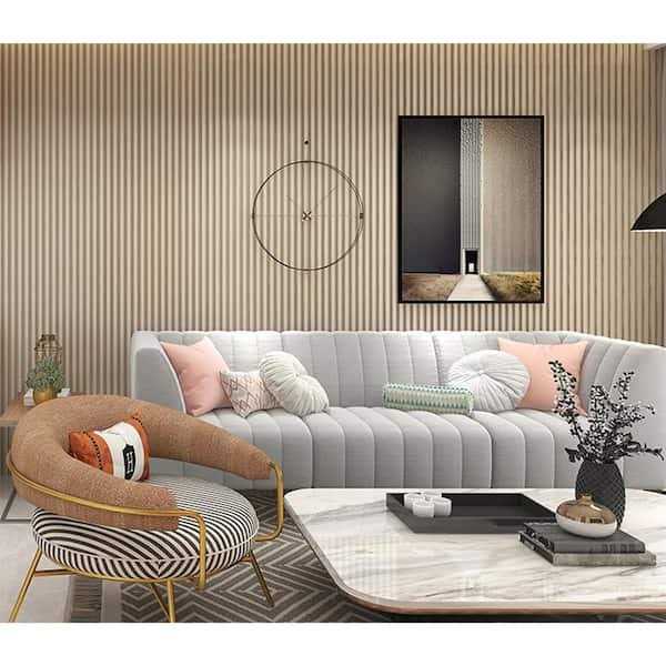 Ejoy 93 in. x 6 in x 0.8 in. Wood Solid Wall Cladding Siding Board - Image 5