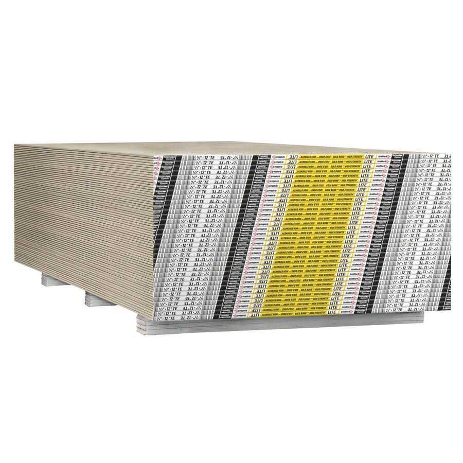 Gold Bond 1/2-in x 4-ft x 12-ft High Strength Lite Drywall Panel 50000134 - Image 4