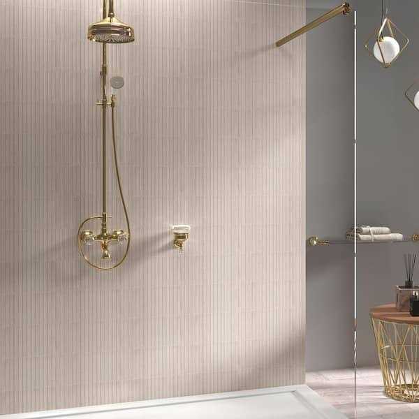 Ivy Hill Tile Mawr 5.9 in. x 11.81 in. Polished Fluted Ceramic Wall Tile - Image 3